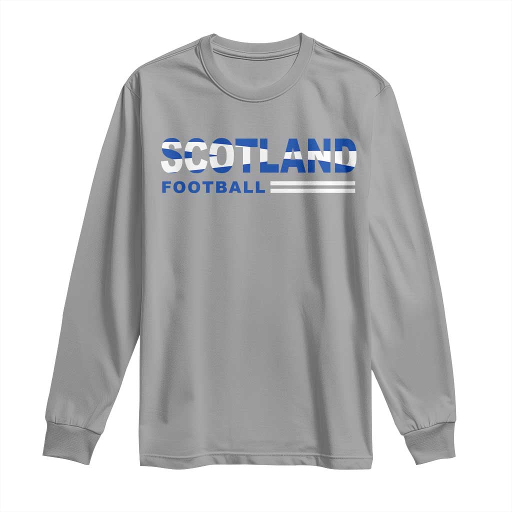 Scotland Football Pride Long Sleeve Shirt Scottish Flag Soccer Fan National Team Fans