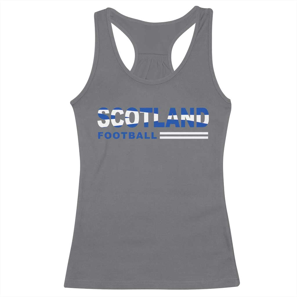 Scotland Football Pride Racerback Tank Top Scottish Flag Soccer Fan National Team Fans