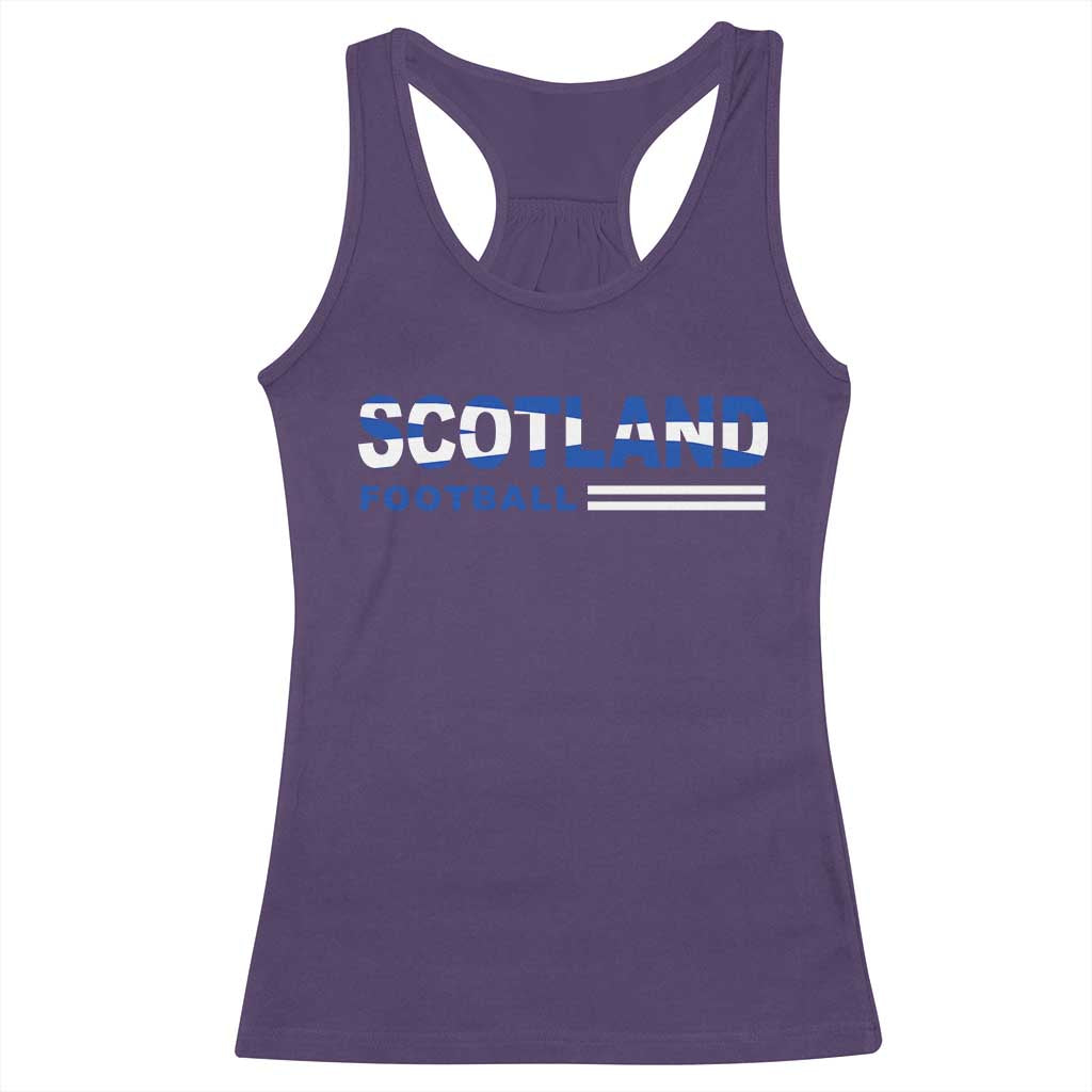 Scotland Football Pride Racerback Tank Top Scottish Flag Soccer Fan National Team Fans