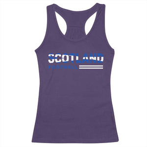 Scotland Football Pride Racerback Tank Top Scottish Flag Soccer Fan National Team Fans