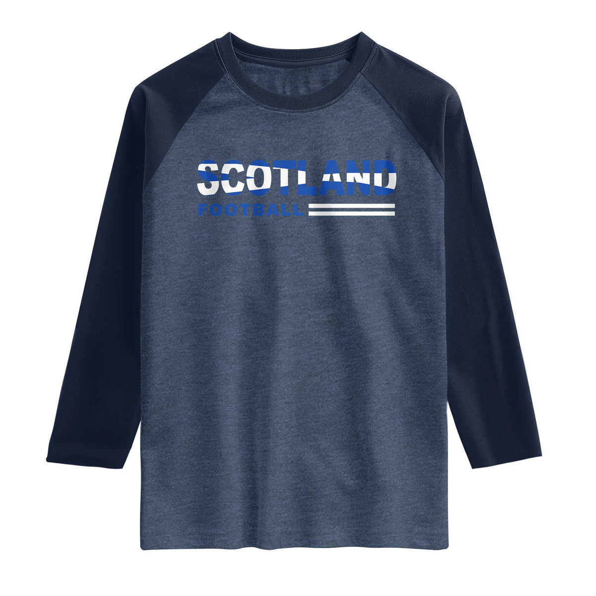Scotland Football Pride Raglan Shirt Scottish Flag Soccer Fan National Team Fans
