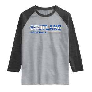 Scotland Football Pride Raglan Shirt Scottish Flag Soccer Fan National Team Fans
