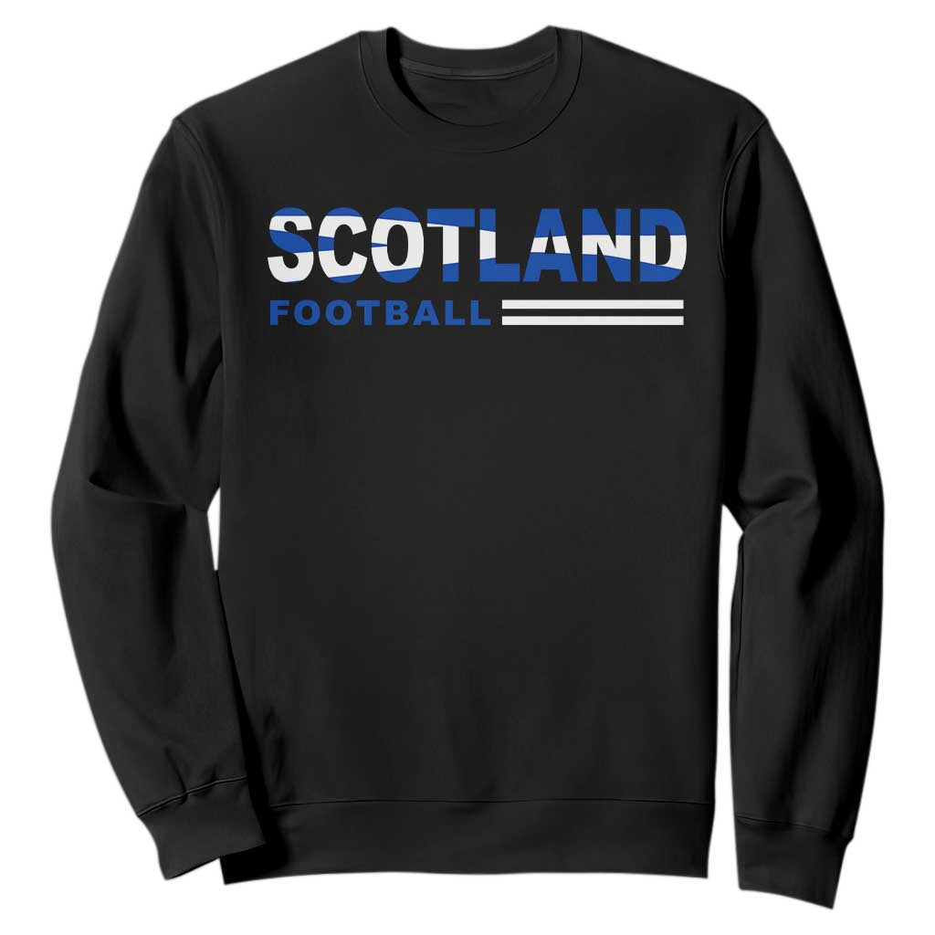 Scotland Football Pride Sweatshirt Scottish Flag Soccer Fan National Team Fans