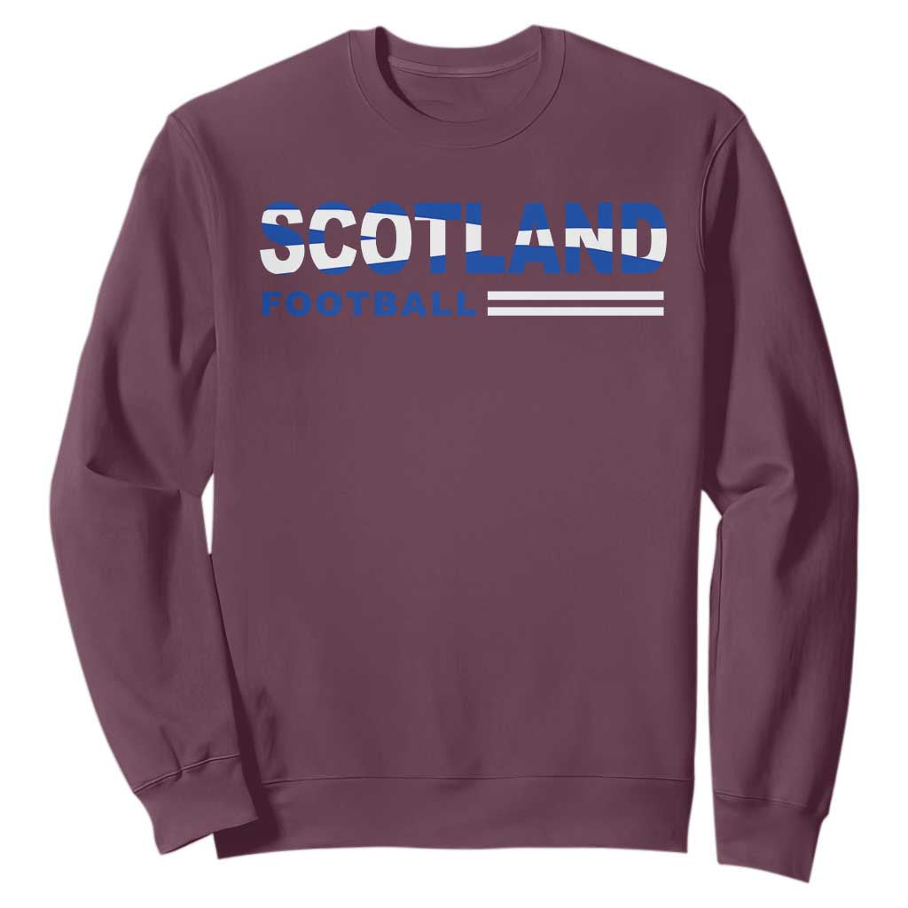 Scotland Football Pride Sweatshirt Scottish Flag Soccer Fan National Team Fans