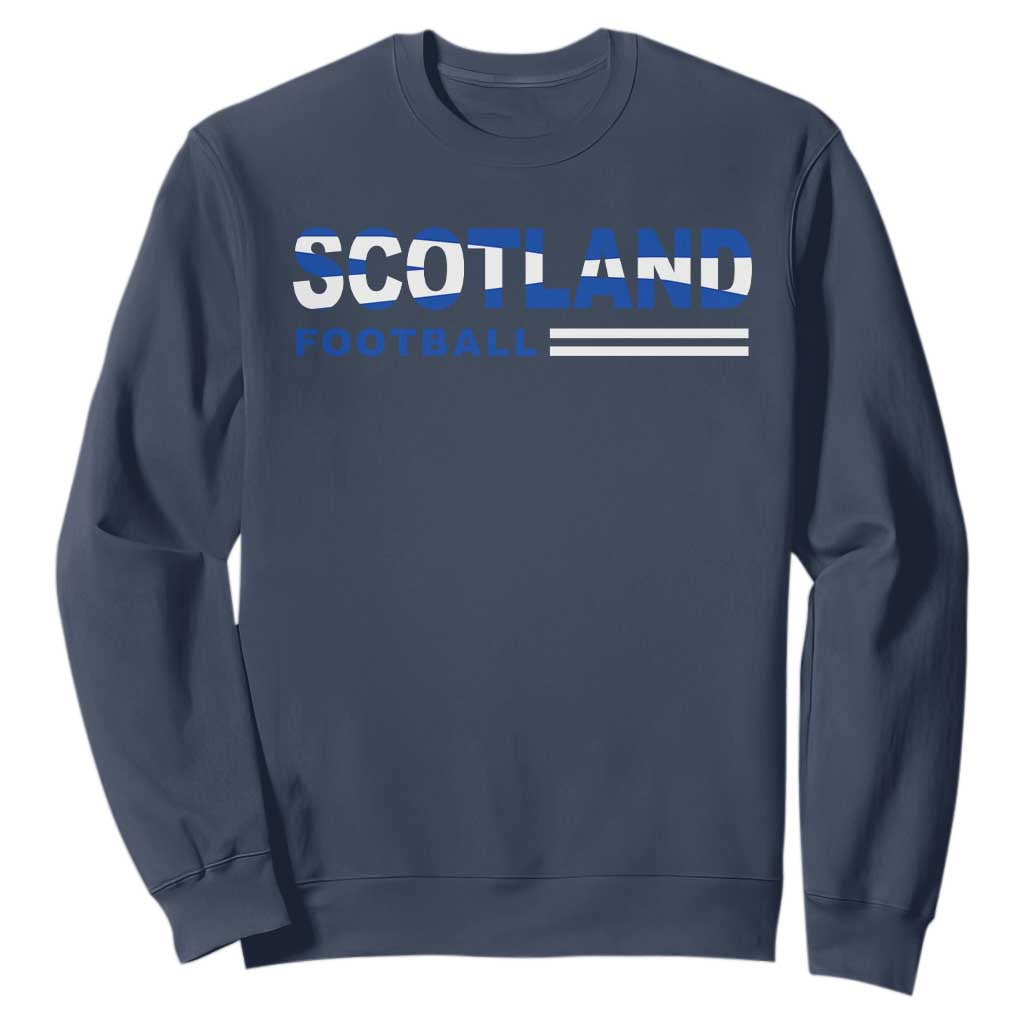 Scotland Football Pride Sweatshirt Scottish Flag Soccer Fan National Team Fans
