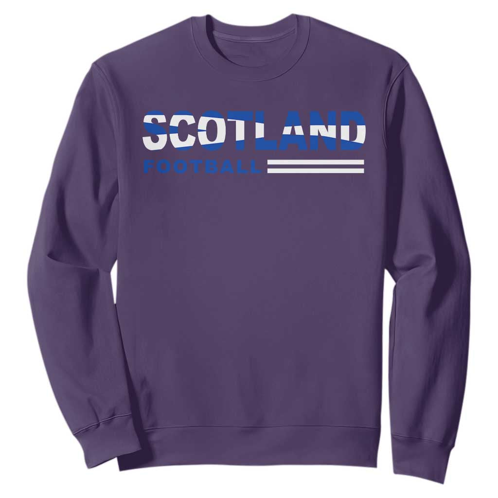 Scotland Football Pride Sweatshirt Scottish Flag Soccer Fan National Team Fans