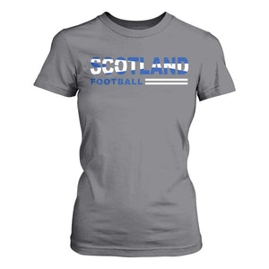 Scotland Football Pride T Shirt For Women Scottish Flag Soccer Fan National Team Fans