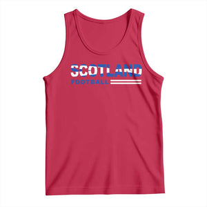 Scotland Football Pride Tank Top Scottish Flag Soccer Fan National Team Fans