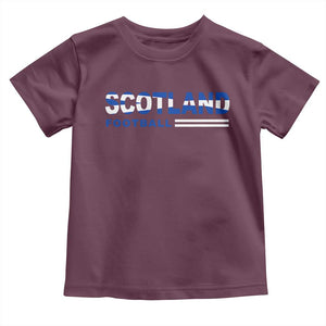 Scotland Football Pride Toddler T Shirt Scottish Flag Soccer Fan National Team Fans