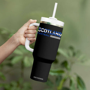 Scotland Football Pride Tumbler With Handle Scottish Flag Soccer Fan National Team Fans