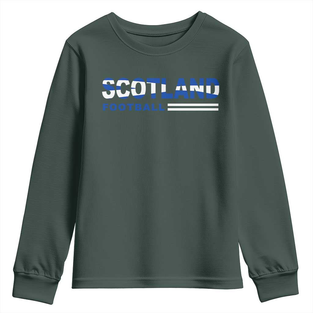 Scotland Football Pride Youth Sweatshirt Scottish Flag Soccer Fan National Team Fans
