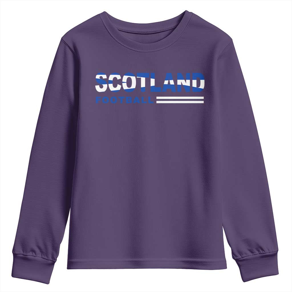 Scotland Football Pride Youth Sweatshirt Scottish Flag Soccer Fan National Team Fans