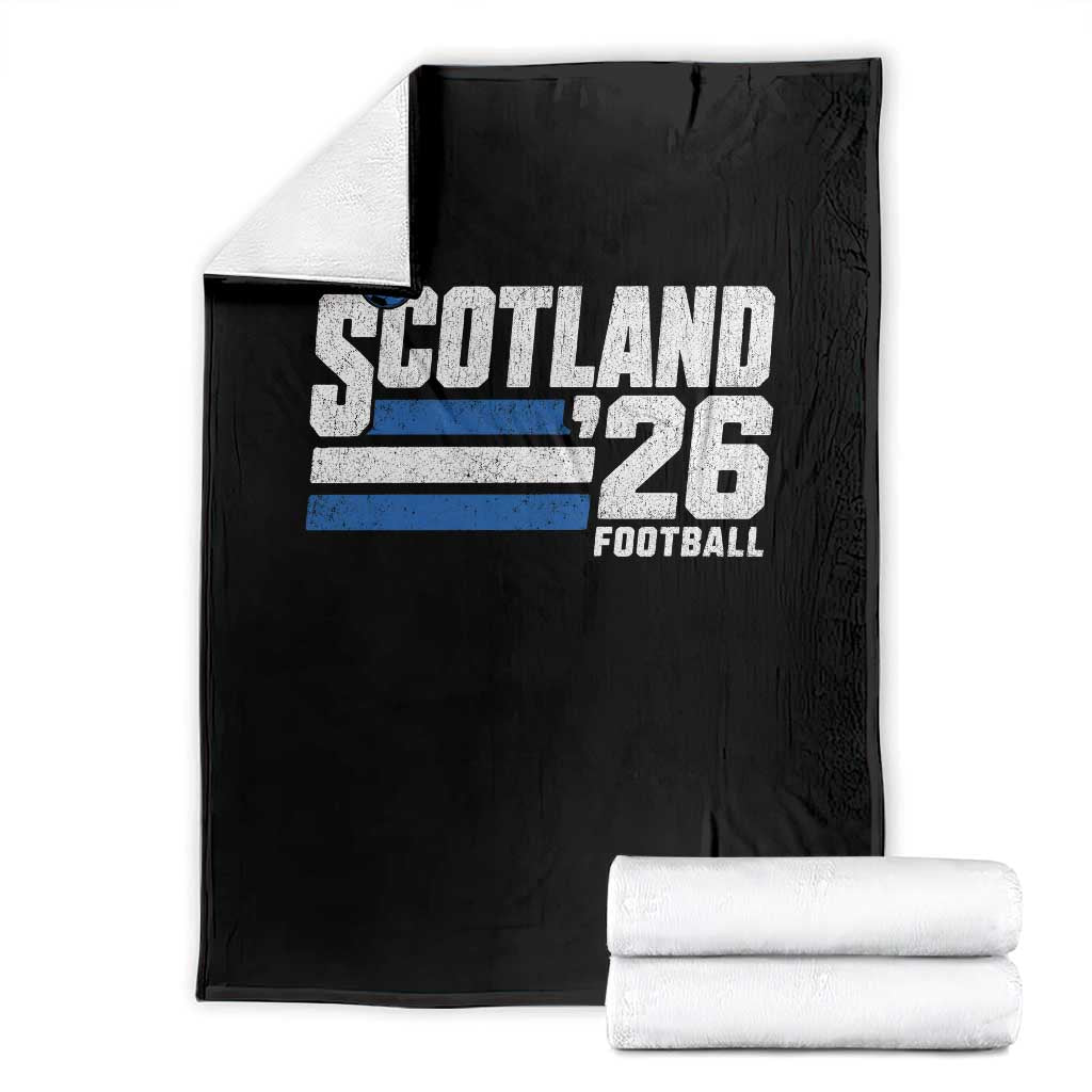 Scotland Football Fan Throw Blanket Scottish Soccer Supporter Scottish Flag 2026