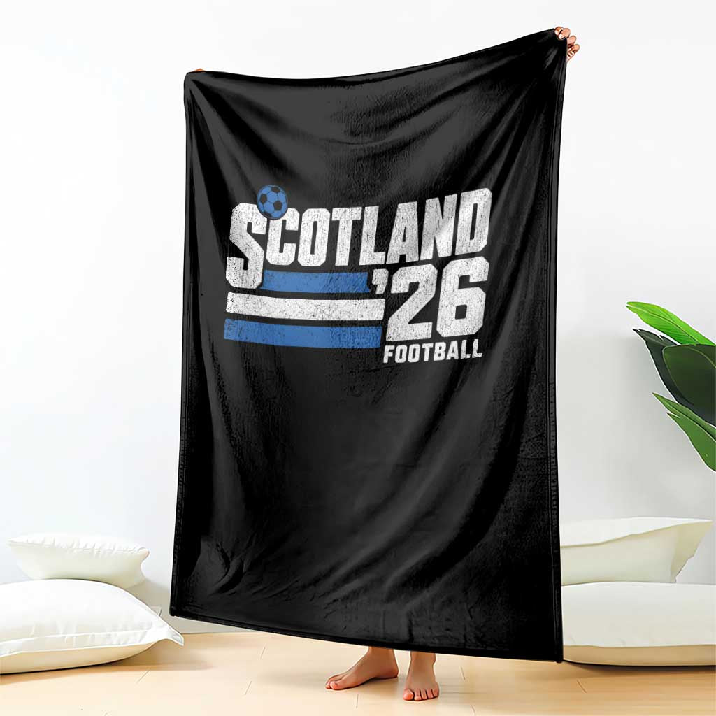 Scotland Football Fan Throw Blanket Scottish Soccer Supporter Scottish Flag 2026