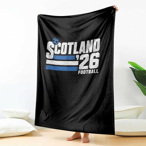 Scotland Football Fan Throw Blanket Scottish Soccer Supporter Scottish Flag 2026