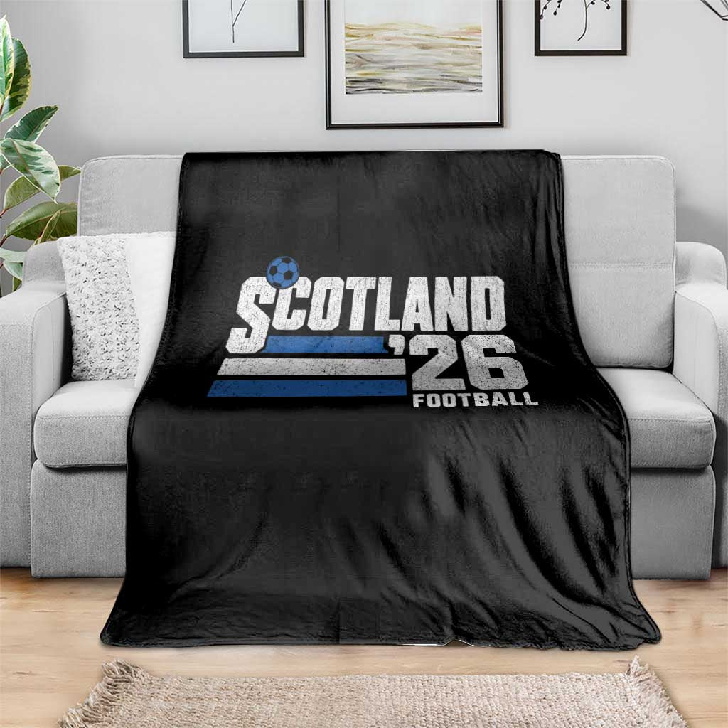 Scotland Football Fan Throw Blanket Scottish Soccer Supporter Scottish Flag 2026