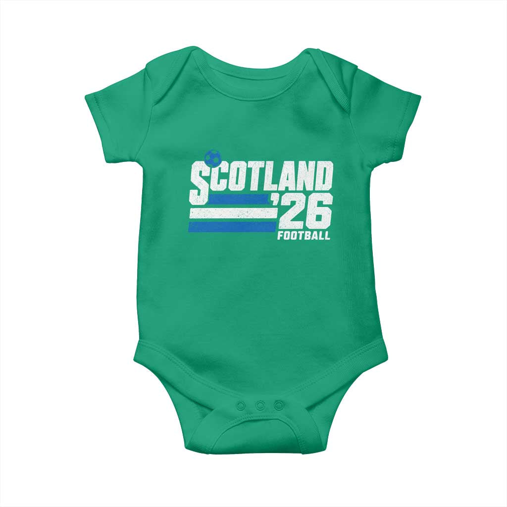 Scotland Football Fan Baby Onesie Scottish Soccer Supporter Scottish Flag 2026