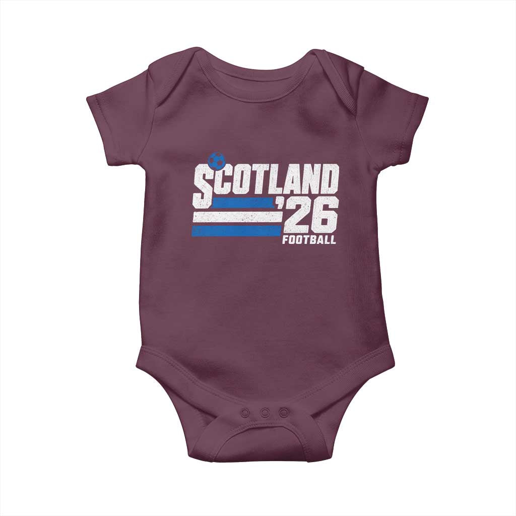 Scotland Football Fan Baby Onesie Scottish Soccer Supporter Scottish Flag 2026