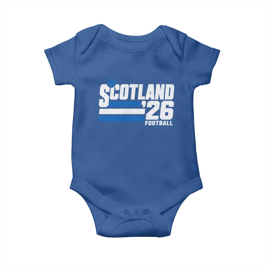 Scotland Football Fan Baby Onesie Scottish Soccer Supporter Scottish Flag 2026