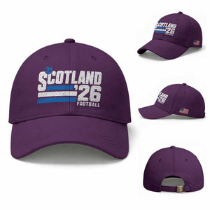 Scotland Football Fan Baseball Cap Scottish Soccer Supporter Scottish Flag 2026