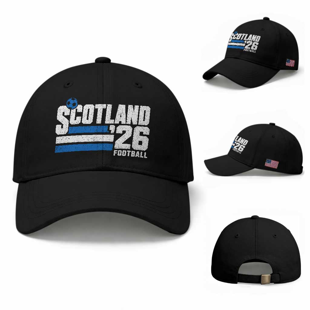 Scotland Football Fan Baseball Cap Scottish Soccer Supporter Scottish Flag 2026