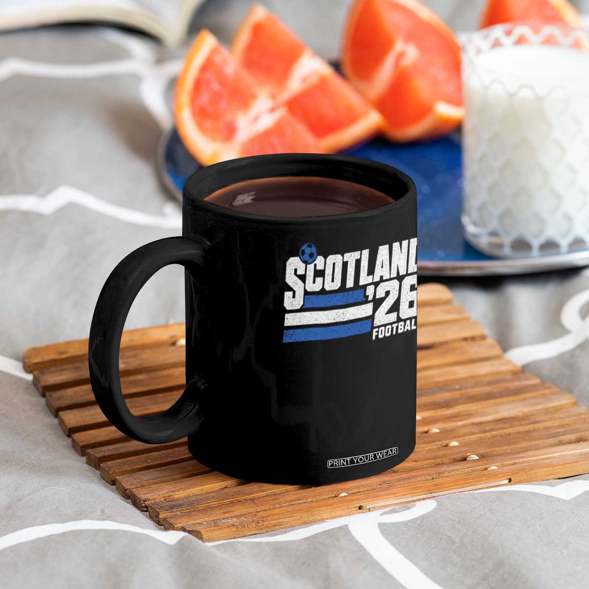 Scotland Football Fan Coffee Mug Scottish Soccer Supporter Scottish Flag 2026