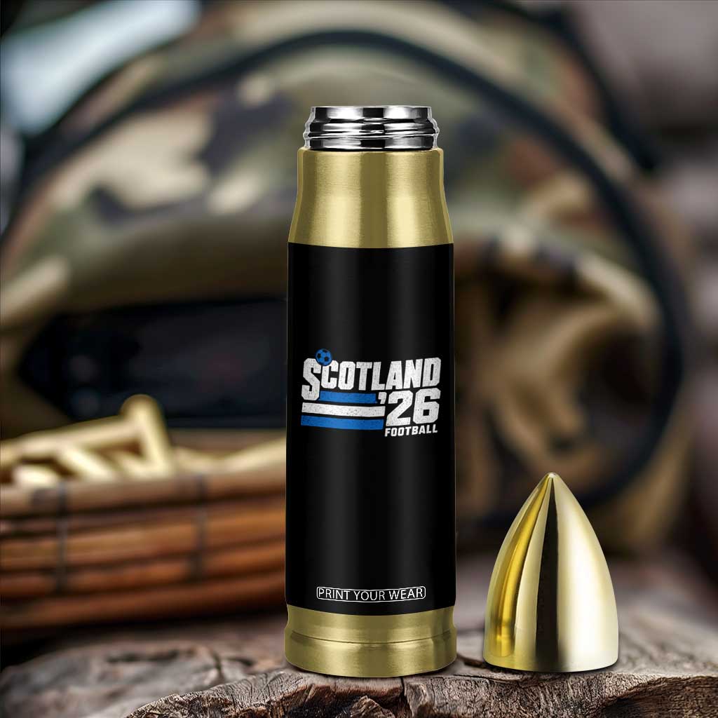 Scotland Football Fan Bullet Tumbler Scottish Soccer Supporter Scottish Flag 2026