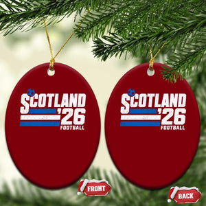 Scotland Football Fan Ceramic Ornament Scottish Soccer Supporter Scottish Flag 2026