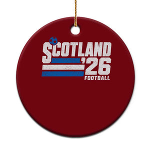 Scotland Football Fan Ceramic Ornament Scottish Soccer Supporter Scottish Flag 2026