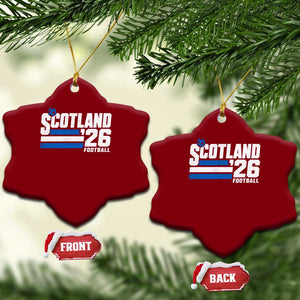 Scotland Football Fan Ceramic Ornament Scottish Soccer Supporter Scottish Flag 2026