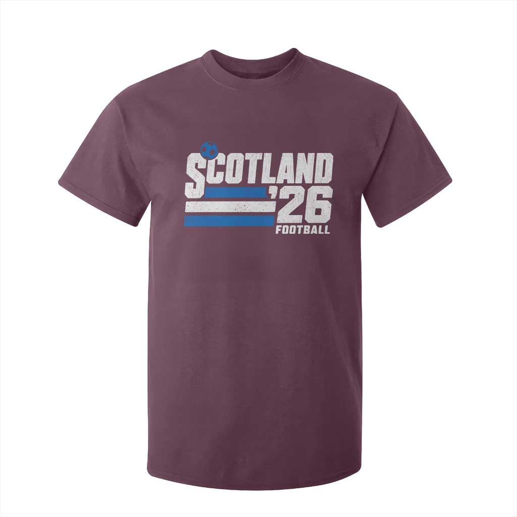 Scotland Football Fan T Shirt For Kid Scottish Soccer Supporter Scottish Flag 2026