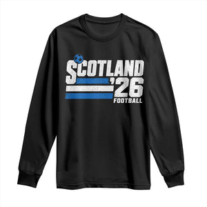Scotland Football Fan Long Sleeve Shirt Scottish Soccer Supporter Scottish Flag 2026