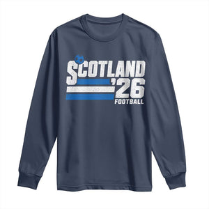 Scotland Football Fan Long Sleeve Shirt Scottish Soccer Supporter Scottish Flag 2026