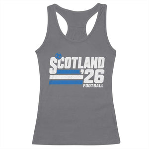Scotland Football Fan Racerback Tank Top Scottish Soccer Supporter Scottish Flag 2026