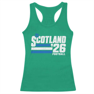 Scotland Football Fan Racerback Tank Top Scottish Soccer Supporter Scottish Flag 2026
