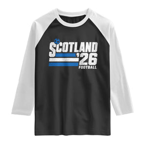 Scotland Football Fan Raglan Shirt Scottish Soccer Supporter Scottish Flag 2026