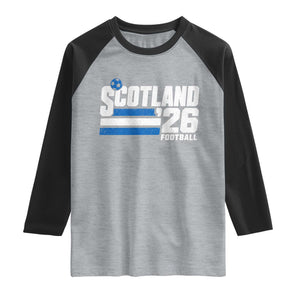 Scotland Football Fan Raglan Shirt Scottish Soccer Supporter Scottish Flag 2026