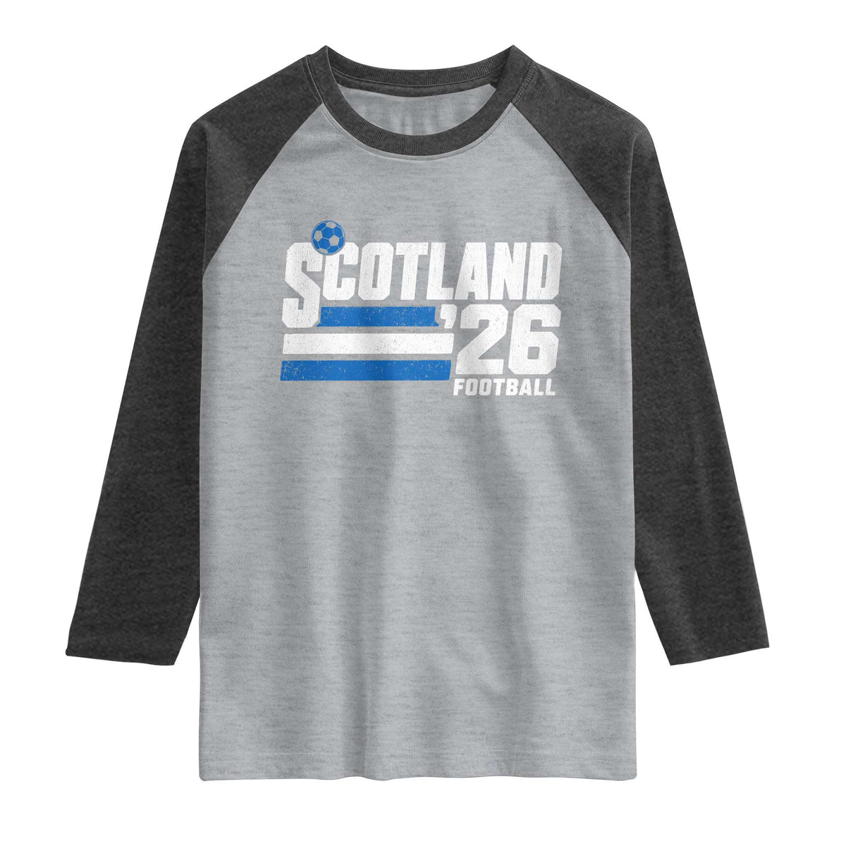 Scotland Football Fan Raglan Shirt Scottish Soccer Supporter Scottish Flag 2026