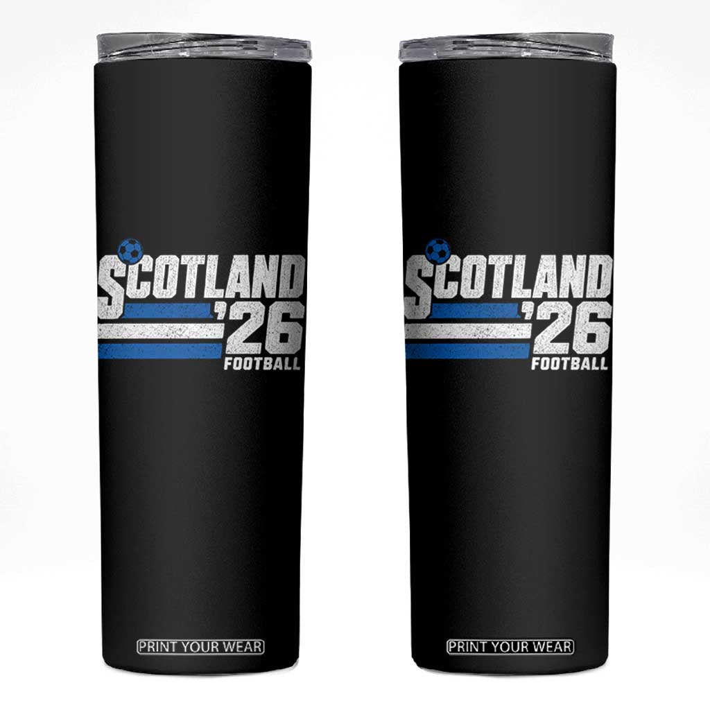 Scotland Football Fan Skinny Tumbler Scottish Soccer Supporter Scottish Flag 2026