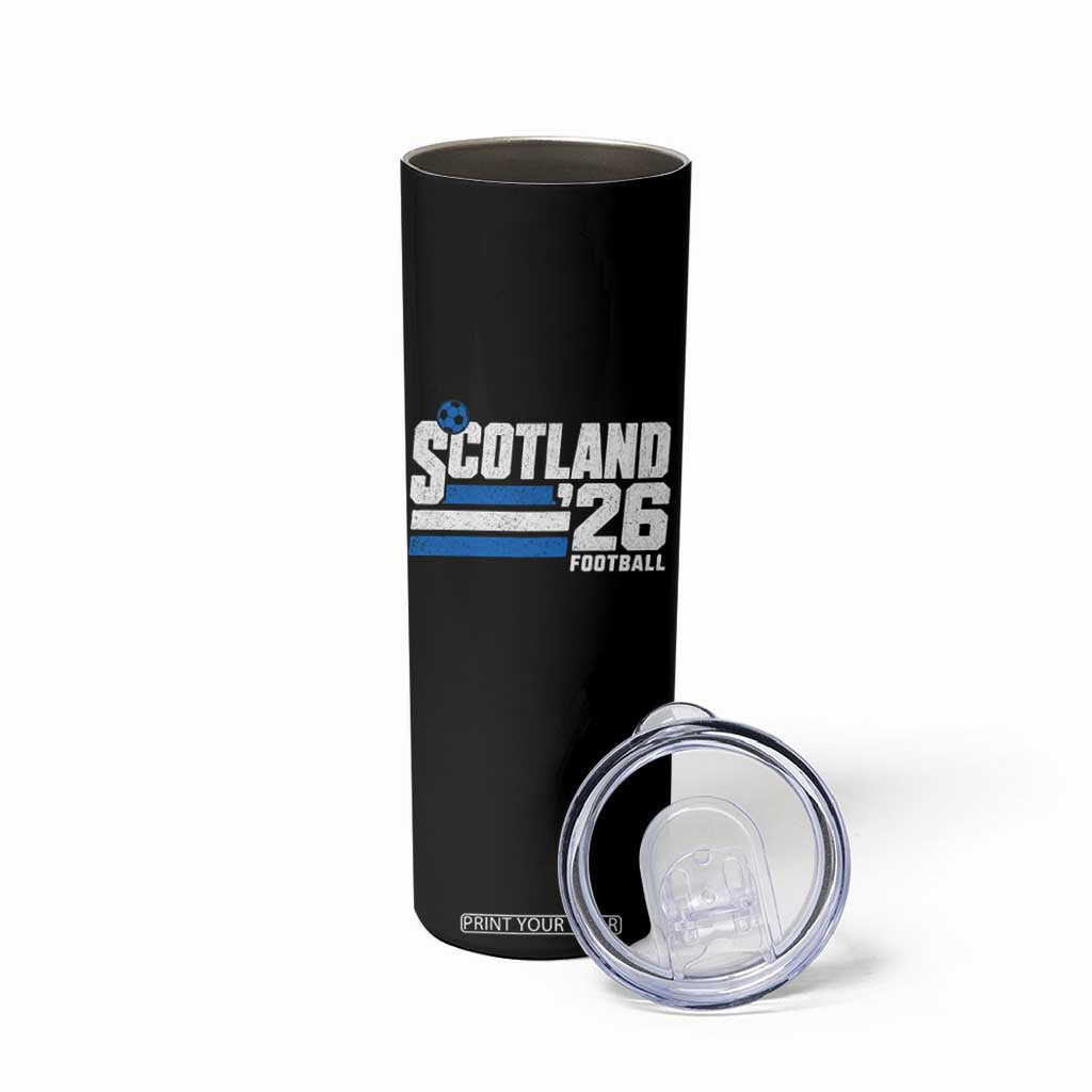 Scotland Football Fan Skinny Tumbler Scottish Soccer Supporter Scottish Flag 2026