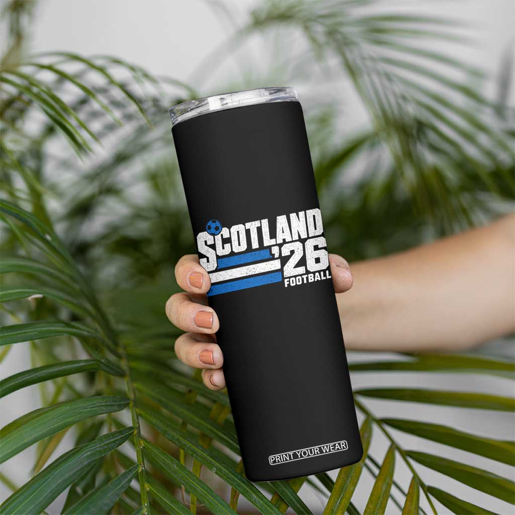 Scotland Football Fan Skinny Tumbler Scottish Soccer Supporter Scottish Flag 2026