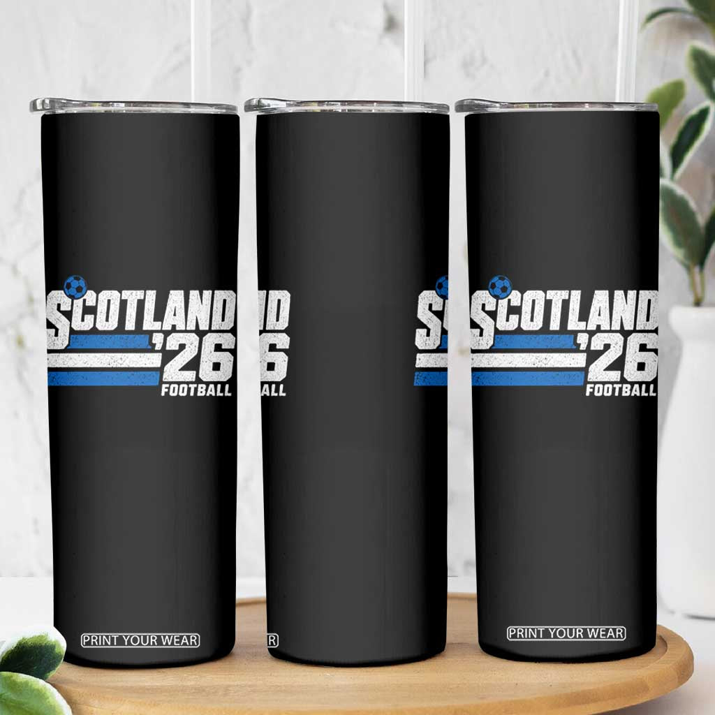 Scotland Football Fan Skinny Tumbler Scottish Soccer Supporter Scottish Flag 2026