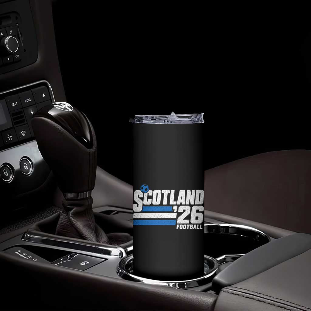 Scotland Football Fan Skinny Tumbler Scottish Soccer Supporter Scottish Flag 2026