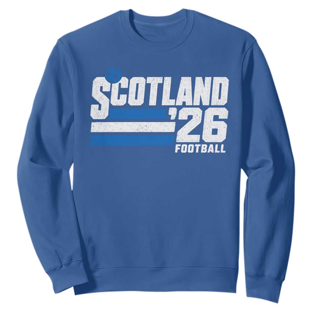 Scotland Football Fan Sweatshirt Scottish Soccer Supporter Scottish Flag 2026