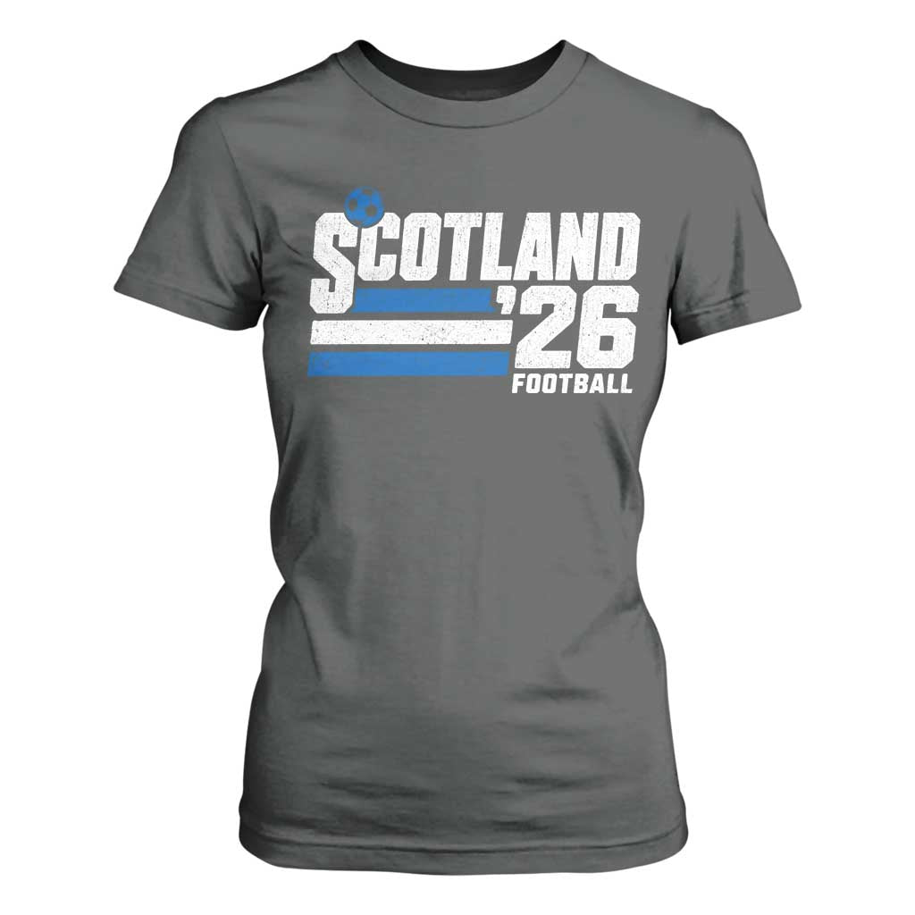 Scotland Football Fan T Shirt For Women Scottish Soccer Supporter Scottish Flag 2026