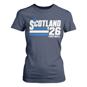 Scotland Football Fan T Shirt For Women Scottish Soccer Supporter Scottish Flag 2026