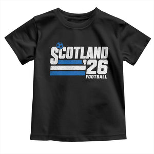 Scotland Football Fan Toddler T Shirt Scottish Soccer Supporter Scottish Flag 2026