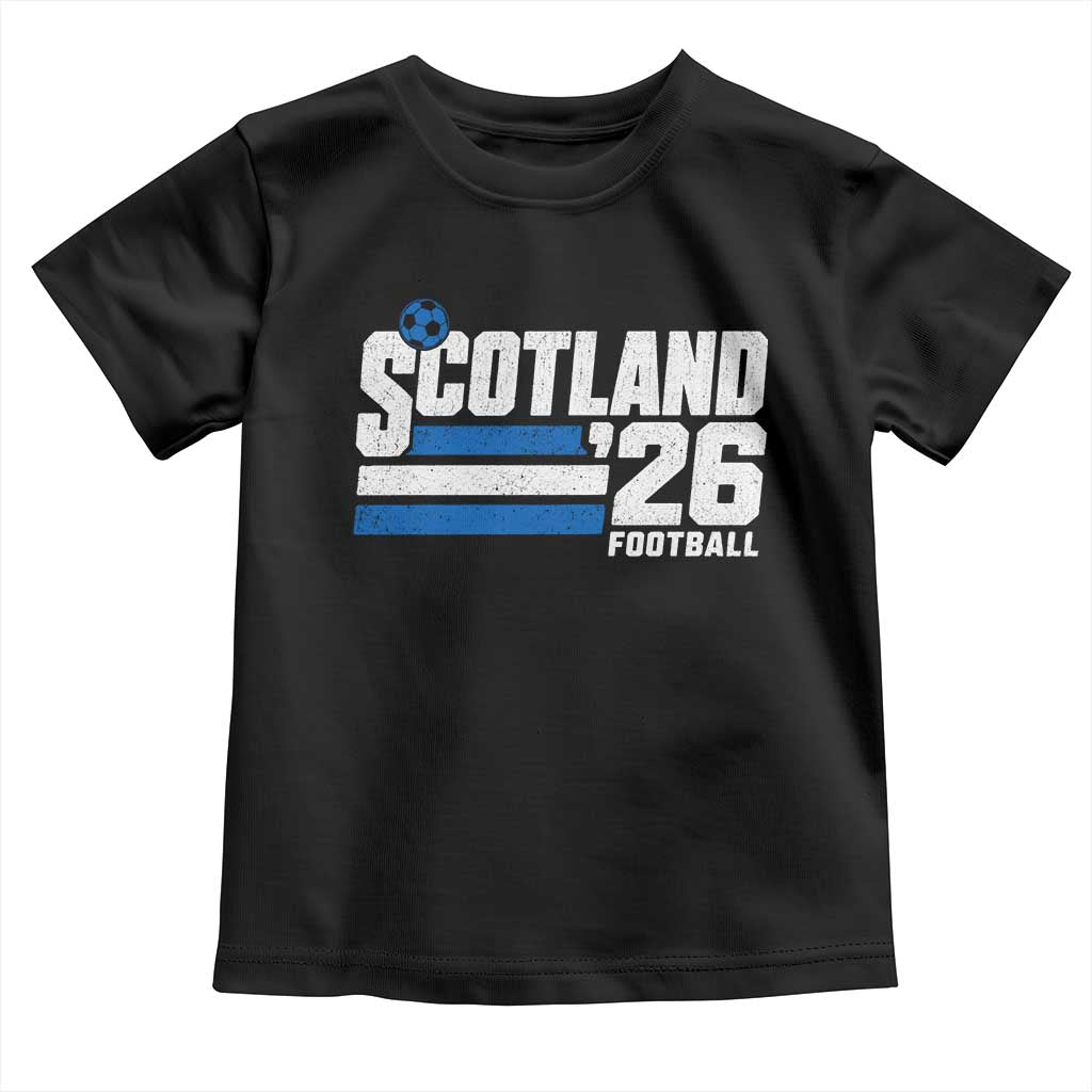 Scotland Football Fan Toddler T Shirt Scottish Soccer Supporter Scottish Flag 2026