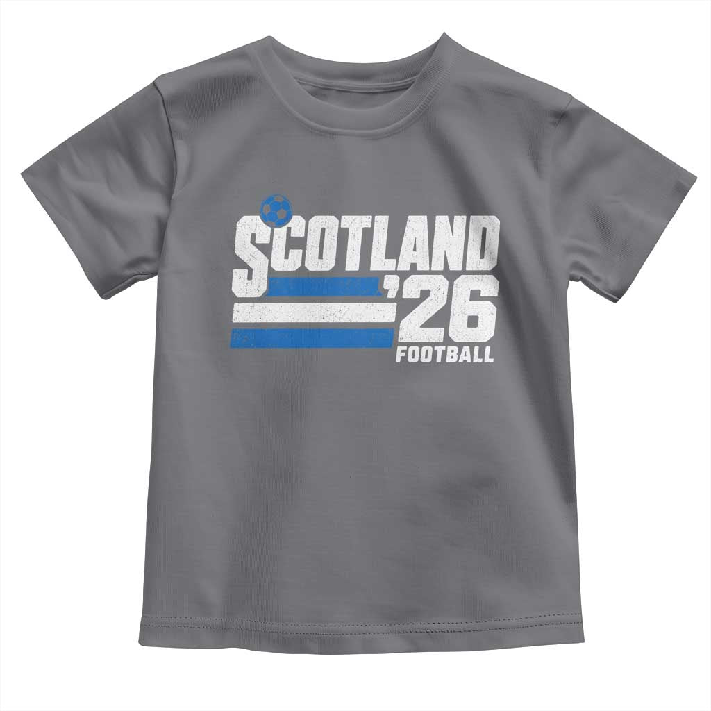 Scotland Football Fan Toddler T Shirt Scottish Soccer Supporter Scottish Flag 2026
