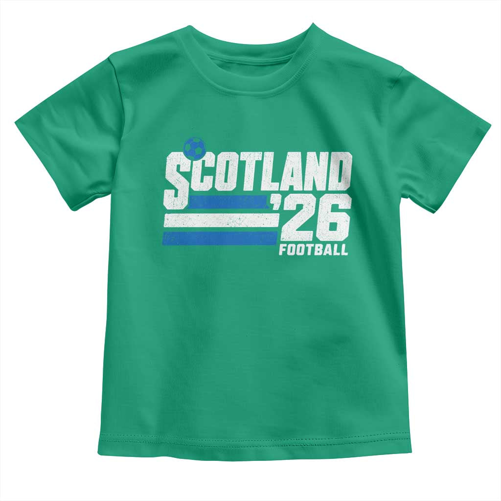 Scotland Football Fan Toddler T Shirt Scottish Soccer Supporter Scottish Flag 2026